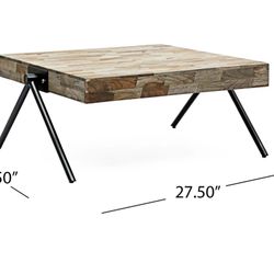 4 Legs Coffee Table By Loon Peak