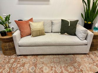 West Elm Marin Sofa 71". High Performance Chenille Tweed. 850 OBO! MOVING. MUST GO BY 9/26