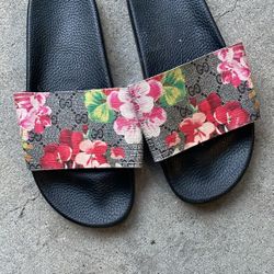 Gucci Flower Slides 