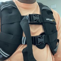 BRAND NEW..APEXUP Weighted Vest  20lbs/ Weights and Reflective Stripe, Weight Vest Men Women for Workout, Strength