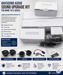 Bavsound Audio Sound Upgrade Kit for BMW F10 5 Series
