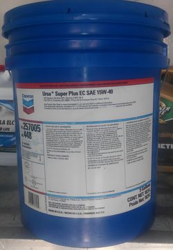 Aceite chevron 15w-40 para motor diesel