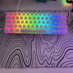 Modded Royal Kludge RK61 RGB Wired Gaming Keyboard 