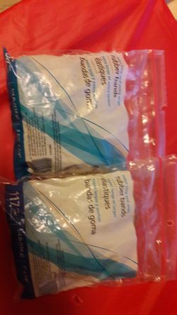 Rubber bands $2 pkge