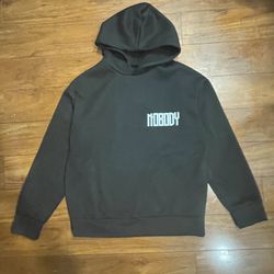 Black Graphic Hoodie Size L