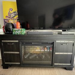 Tv Stand With Fire Place