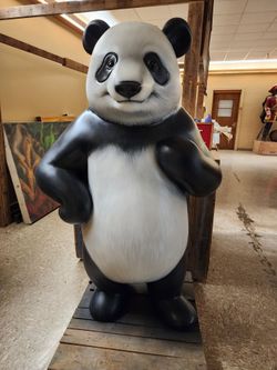 Life Size Pandamania Display Sculpture by TivoliToo 64"H