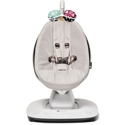 (Not Discontinued Version)4moms MamaRoo Multi-Motion Baby Swing, Bluetooth Baby Swing With 5 Unique Motions, Grey Gray

