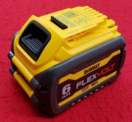 Dewalt DCB606 Flexvolt 20V Max / 60V Max FLEXVOLT Lithium-Ion 6.0Ah / 2.0Ah Battery Pack - Battery Only - No Charger - No Tool - Working