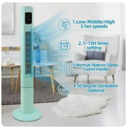 47 Inch Tower Fans w/Remote Control Home