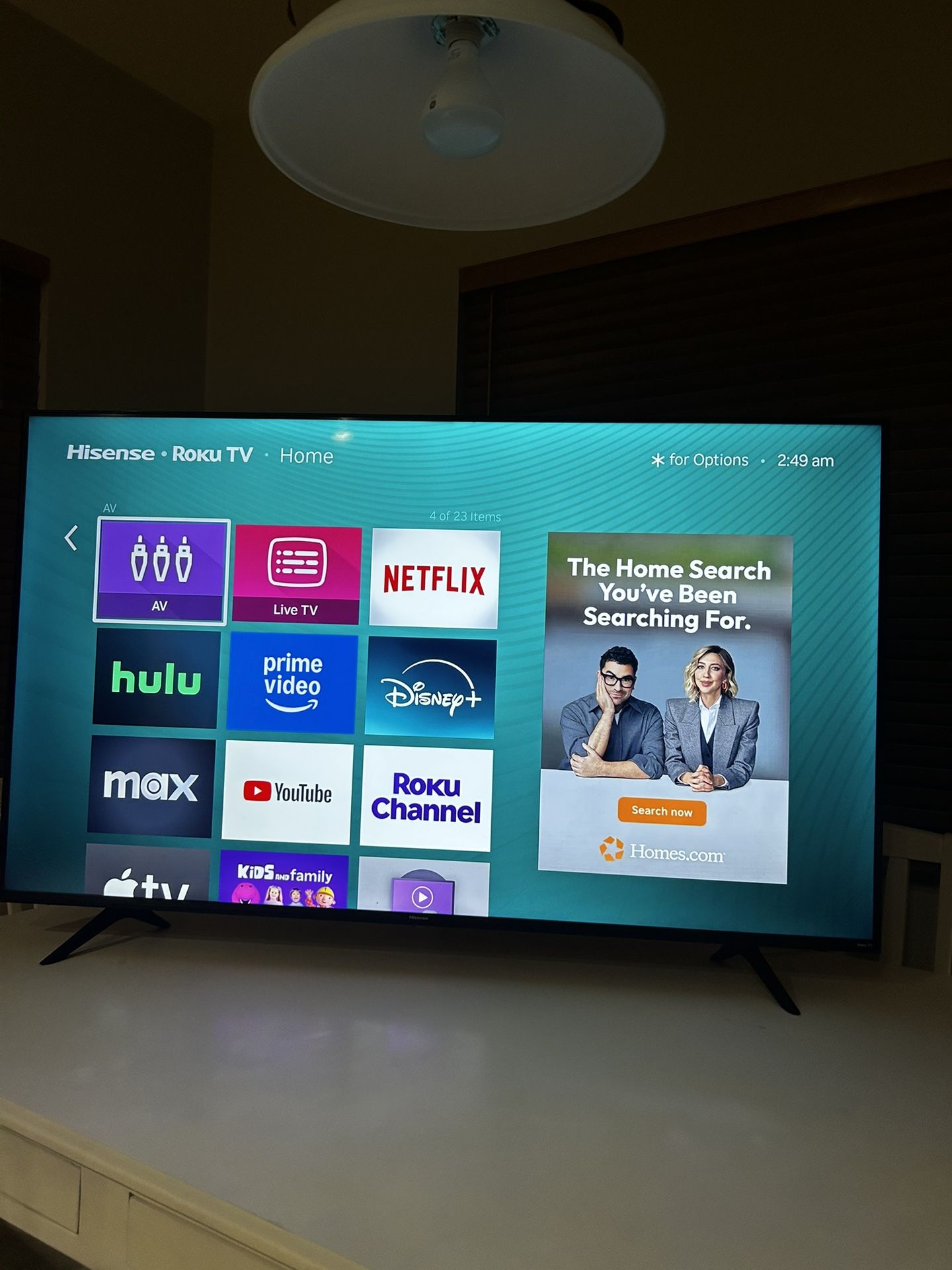 58” Roku Smart Tv