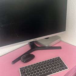 Cmputer with apple adaptor