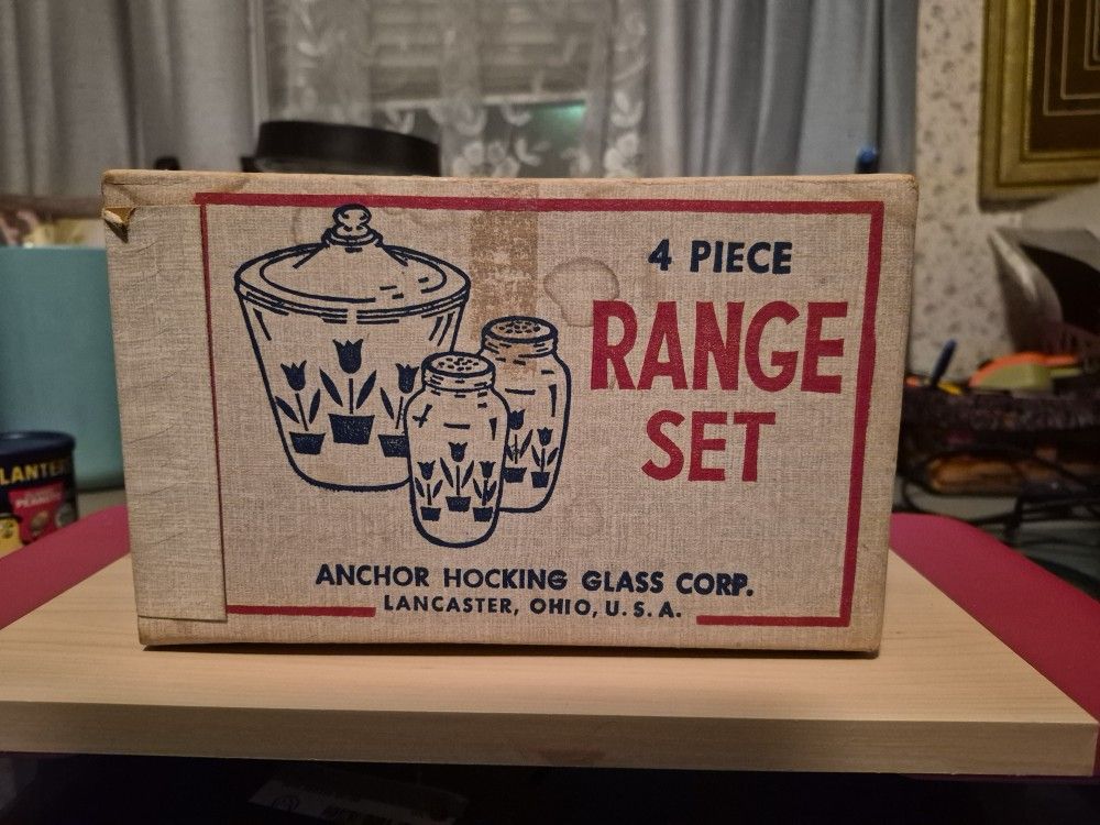 This Is A Collection Of  Vintage Fire King  Never Ben Out Of The Box.  