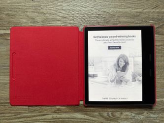 Kindle Oasis 10th gen (2019) 7 in, 8GB, warm light, waterproof + Amazon fabric cover - reset