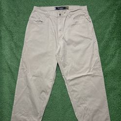 Vintage Levis Silver Tab Baggy Jeans Beige W36
