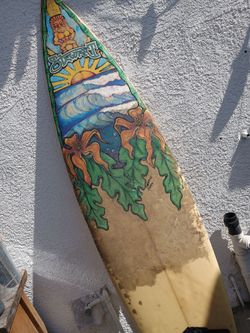 Stewart surfboard artwork