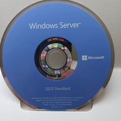 Windows Server 2022 Standard 64-bit  DVD & KEY