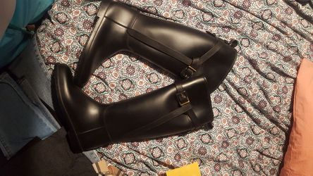 Burberry women House Check Rain Boots