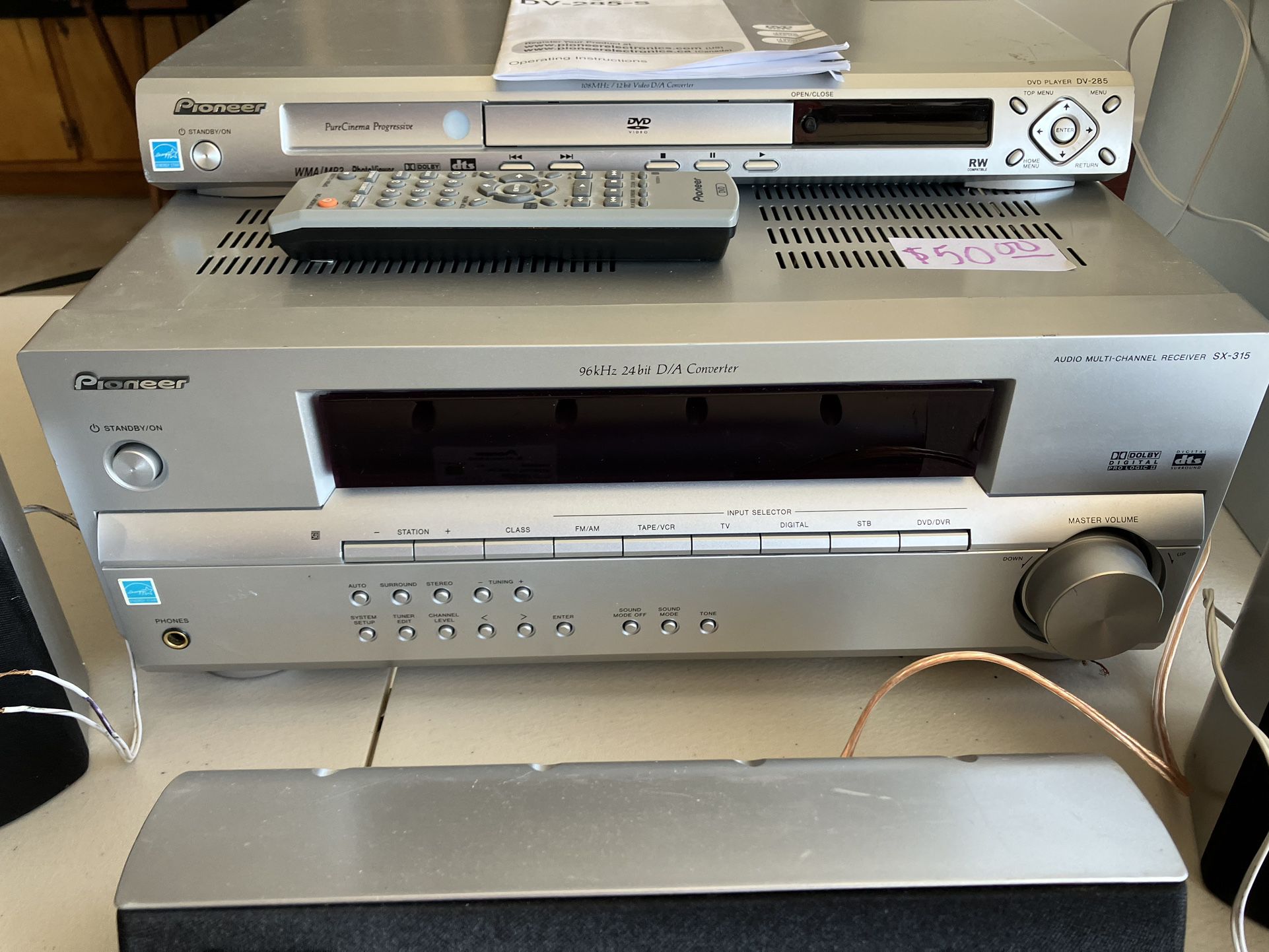 Pioneer DV250/260 S 5.1 Surround Sound System With DVD