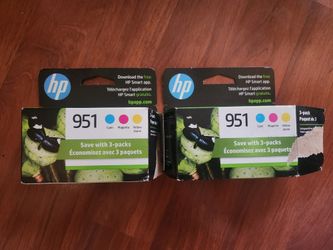 (2) HP 951 Ink 3-Packs