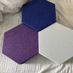 Felt Sound Dampening Acoustic Hex Tiles 