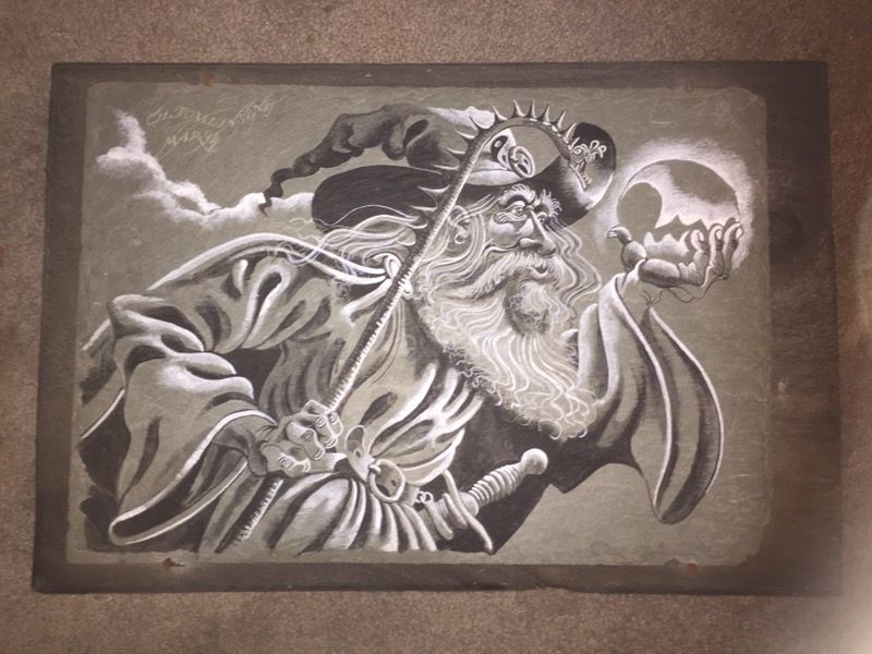 C. H. Tomlinson - Artwork in Slate; signed
