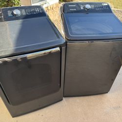 Samsung Washer & Dryer Set – Great Condition – WA54R7200AV / DVE54R7200V