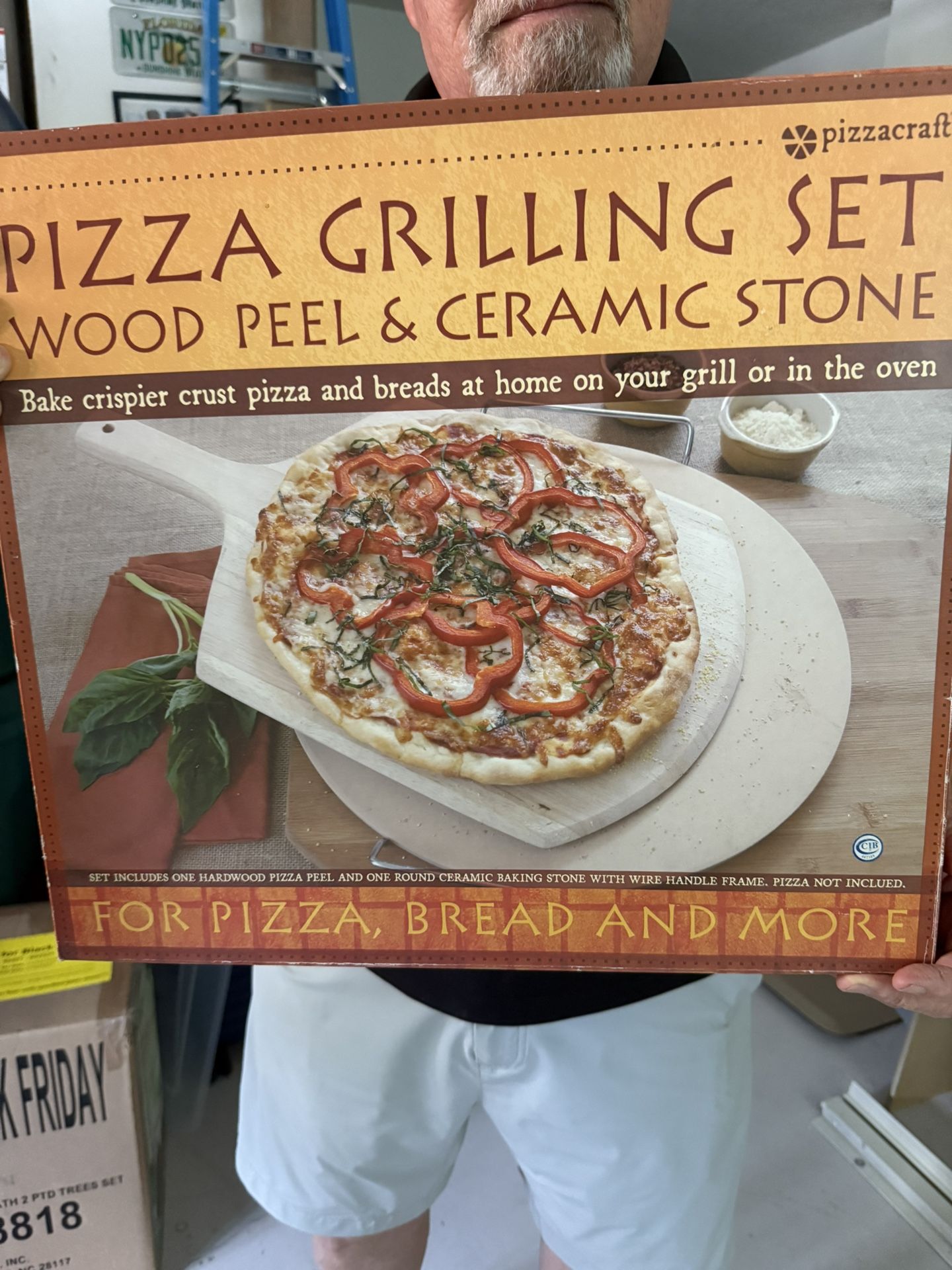 Pizza Stone Set And Wok Set
