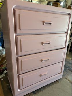 Pink dresser