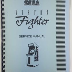 Original Arcade Manual Of Virtual Fighter