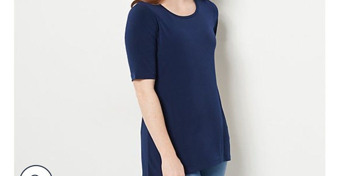 Susan Graver - Liquid Knit Tunic Blouse