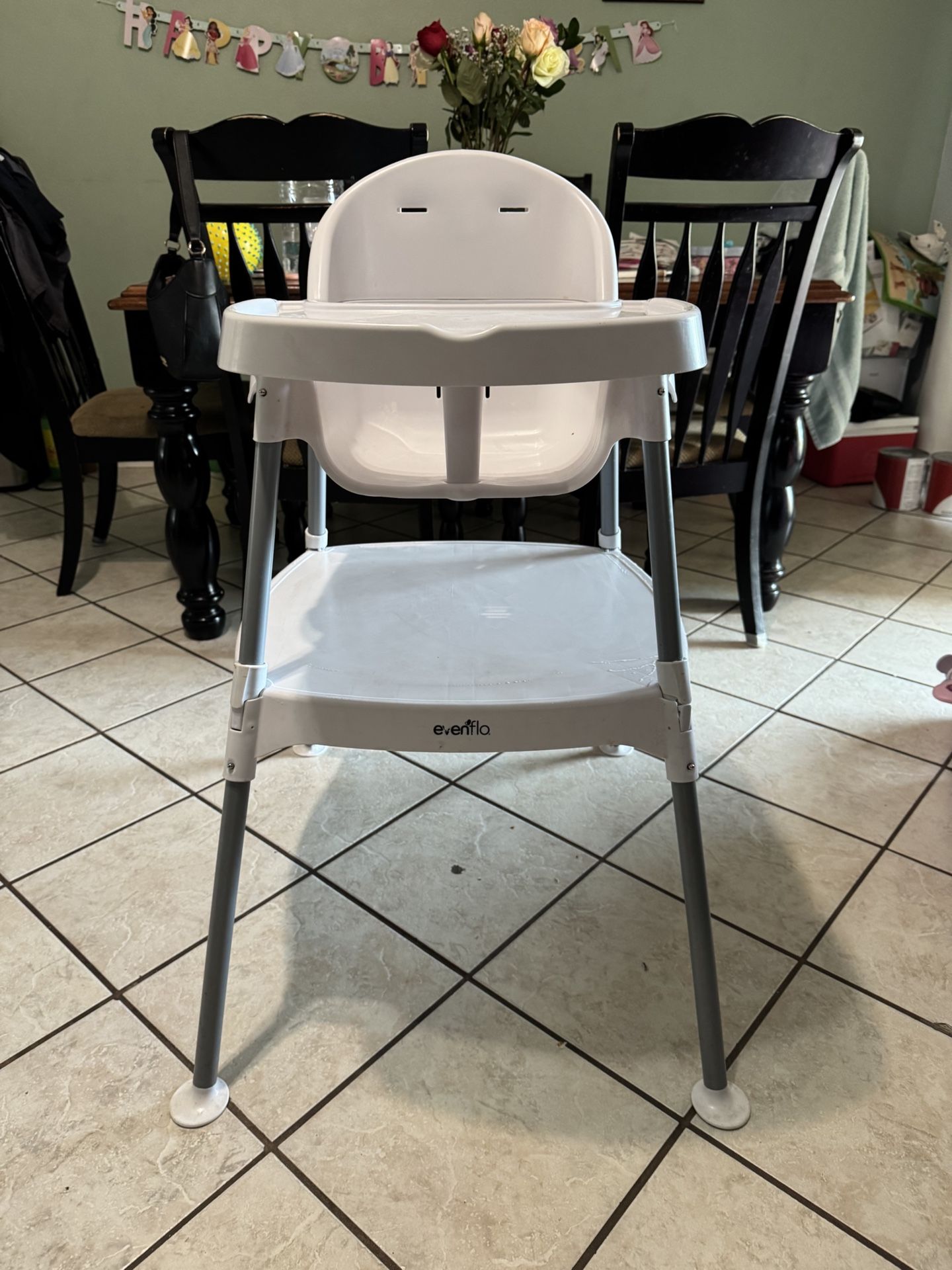 High Chair And Table 