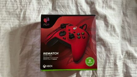 Xbox controller rematch spirit red wired controller