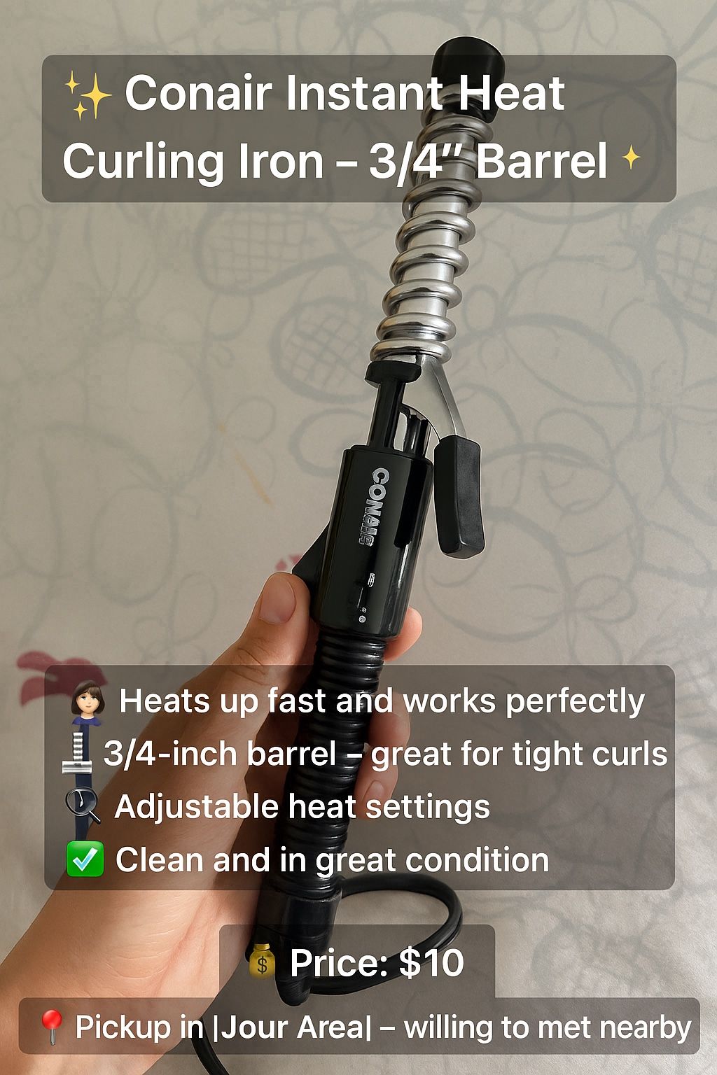 Conair Instant Heat Curling Iron