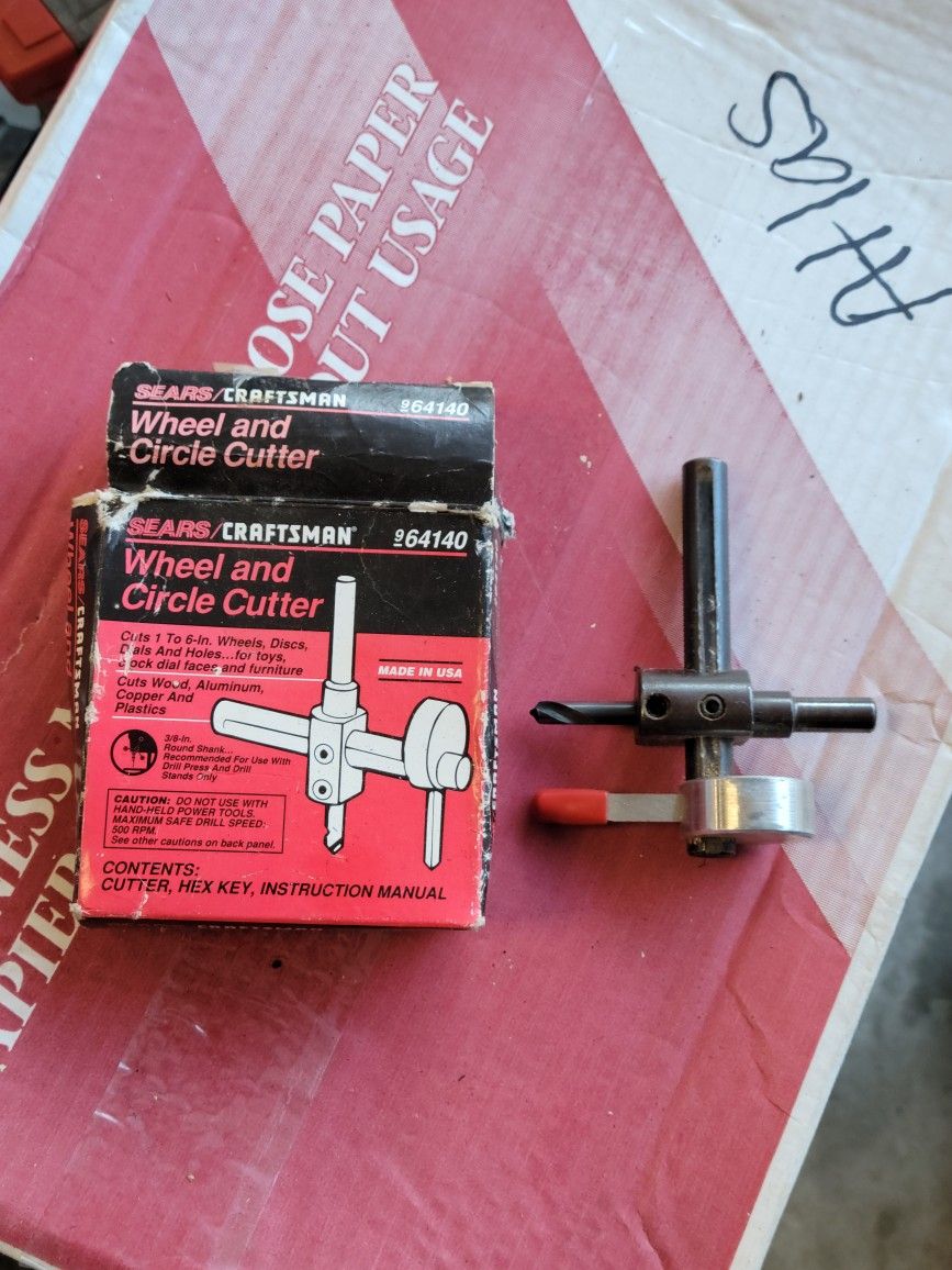 Sears Craftsman Large Holes Or Wheel Maker.