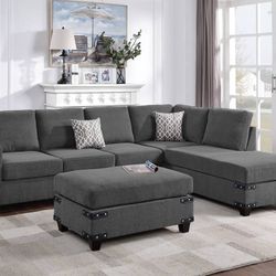 3 PCS SECTIONA SOFA SET (BRAND NEW)