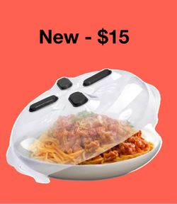Brand New Magnetic Splatter Cover, 12-Inch Clear BPA-Free Food Lid, Dishwasher Safe- Firm Price