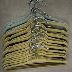 23 felt kids hangers.