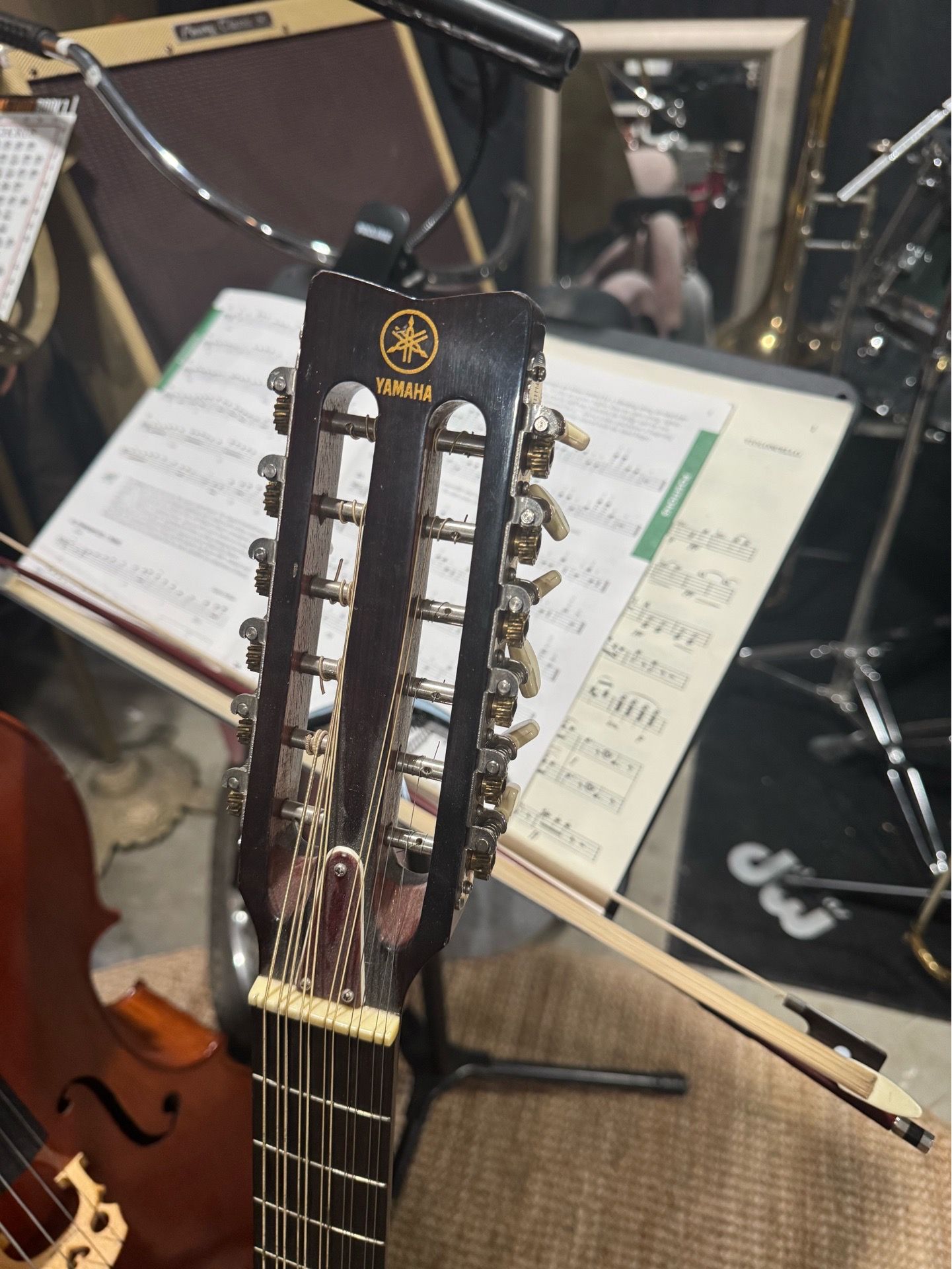 Vintage Yamaha 12 string guitar