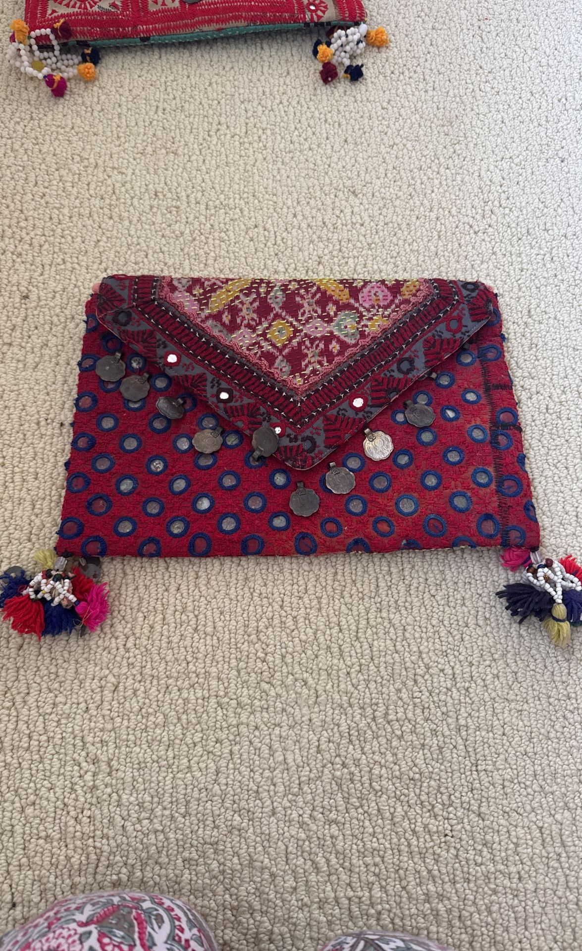 Bohemian Vintage Embroidered Clutch