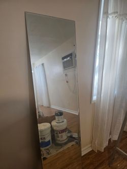Full Length Frameless Floor Mirror 6 feet X 2 feet