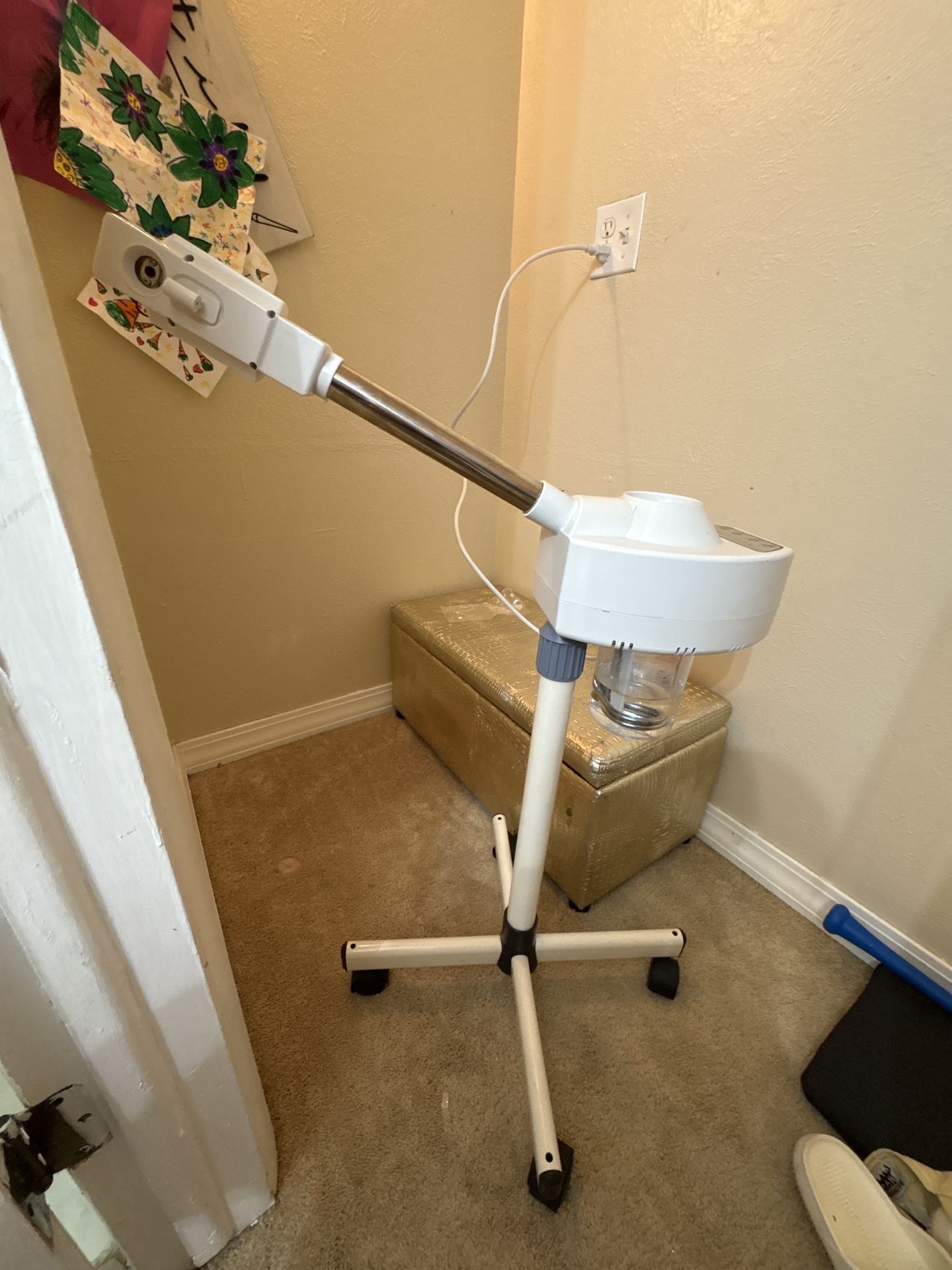 Facial Steamer With Wheels