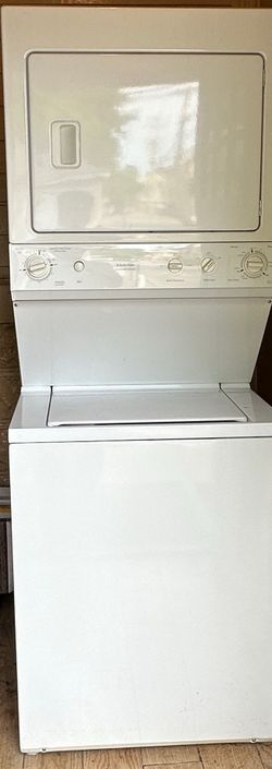 GE Space Saver large capacity electric washer/dryer