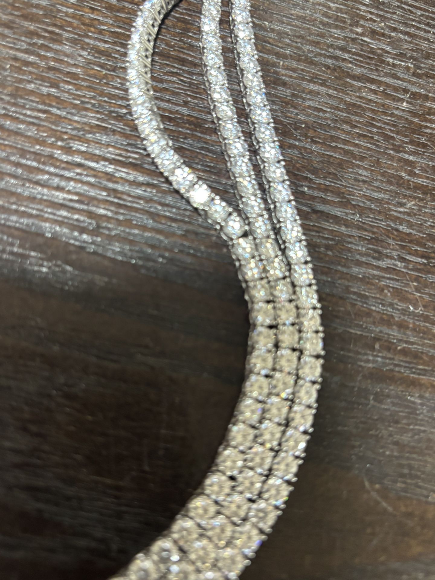 Diamond Tennis Chains Mossiante Pass Diamond Tester 16” 18” 20”