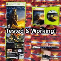 Halo 3 (Microsoft Xbox 360, 2007) TESTED & Working! No Manual