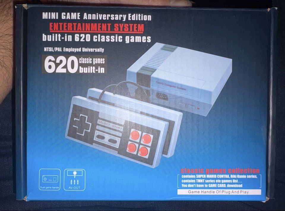 🎮 Mini Game Console – 620 Games Built-In (NEW) – One Day Only! 🔥 