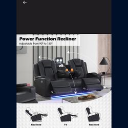 Recliner Leather Sofa