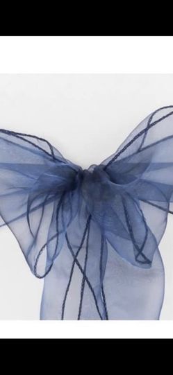 Navy Chair Sash