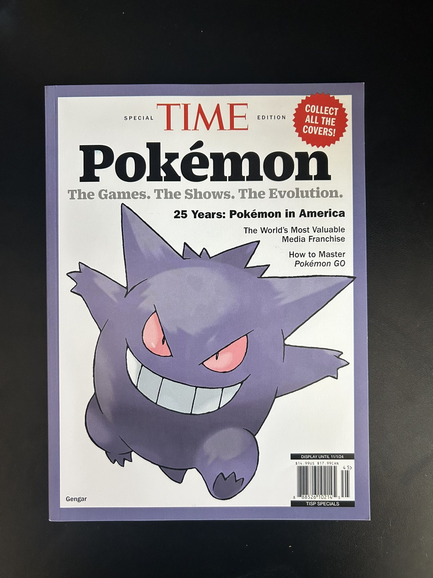 2024 Time Magazine POKEMON GENGAR Cover SPECIAL EDITION