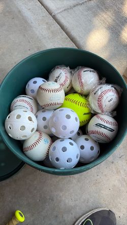Bucket of balls and bases